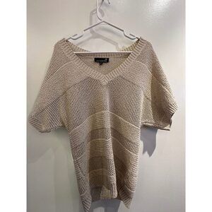 Laura Petites V-Neck Sweater Sz L